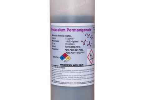 How to remove potassium permanganate